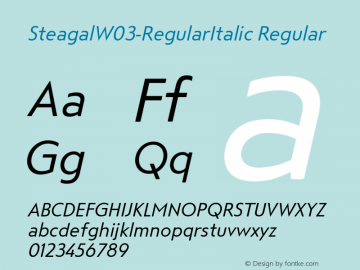 SteagalW03-RegularItalic