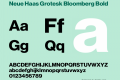 Neue Haas Grotesk Bloomberg