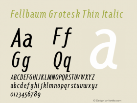 Fellbaum Grotesk