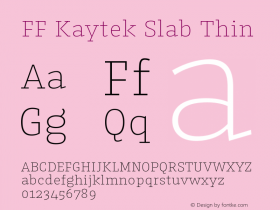 FF Kaytek Slab