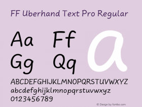 FF Uberhand Text Pro