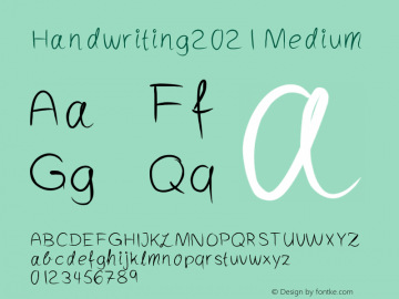 Handwriting2021
