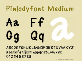 Pinlodyfont