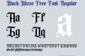 Black Klisse Free Font