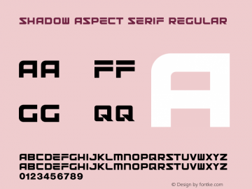 Shadow Aspect Serif