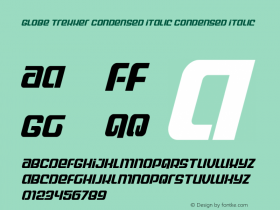 Globe Trekker Condensed Italic