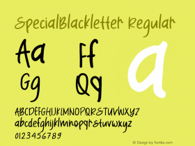 SpecialBlackletter