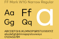 FF Mark W1G Narrow