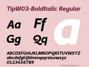 TipW03-BoldItalic