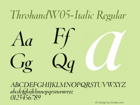 ThrohandW05-Italic