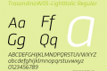 TrasandinaW05-LightItalic