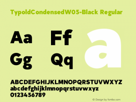 TypoldCondensedW05-Black