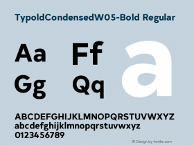 TypoldCondensedW05-Bold