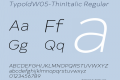 TypoldW05-ThinItalic