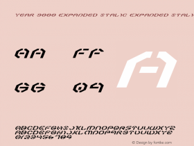 Year 3000 Expanded Italic