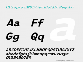 UltraproxiW05-SemiBoldIt