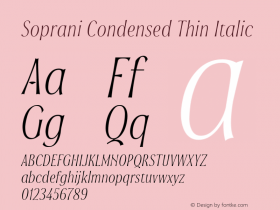 Soprani Condensed