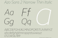 Azo Sans 2 Narrow