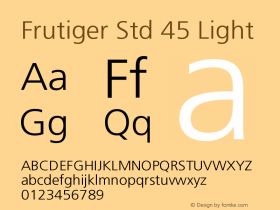 Frutiger Std