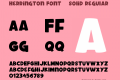 Herrington Font - Solid