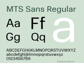 MTS Sans