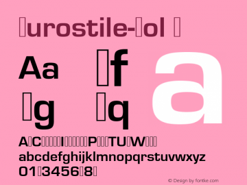 Eurostile-Bol