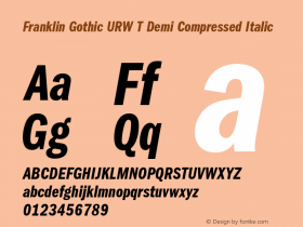 Franklin Gothic URW T