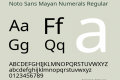 Noto Sans Mayan Numerals