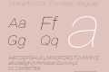 VolkartW03-ThinItalic