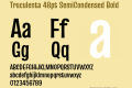 Truculenta 48pt SemiCondensed