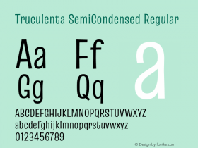 Truculenta SemiCondensed