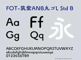 FOT-筑紫ANB丸ゴL Std