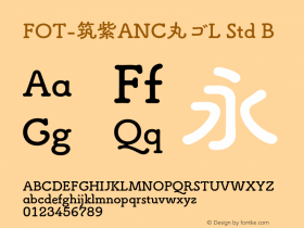 FOT-筑紫ANC丸ゴL Std