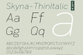 Skyna-ThinItalic