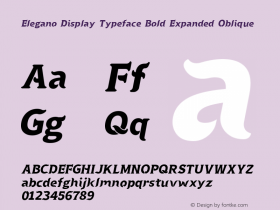 Elegano Display Typeface