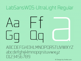 LabSansW05-UltraLight