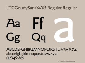 LTCGoudySansW05-Regular