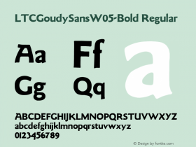 LTCGoudySansW05-Bold