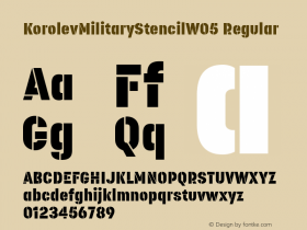 KorolevMilitaryStencilW05