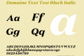 Domaine Text Test