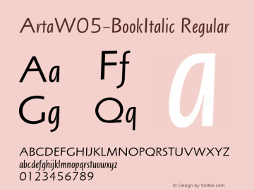 ArtaW05-BookItalic