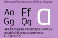 MetronicProCondensedW10-Lt