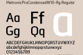 MetronicProCondensedW10-Rg