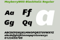 MayberryW05-BlackItalic