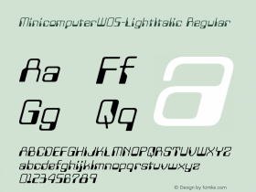 MinicomputerW05-LightItalic