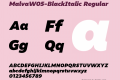 MalvaW05-BlackItalic