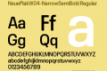 NeuePlakW04-NarrowSemiBold