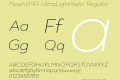 NoahW10-UltraLightItalic