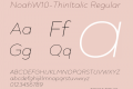 NoahW10-ThinItalic