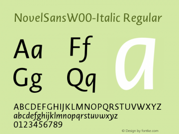 NovelSansW00-Italic